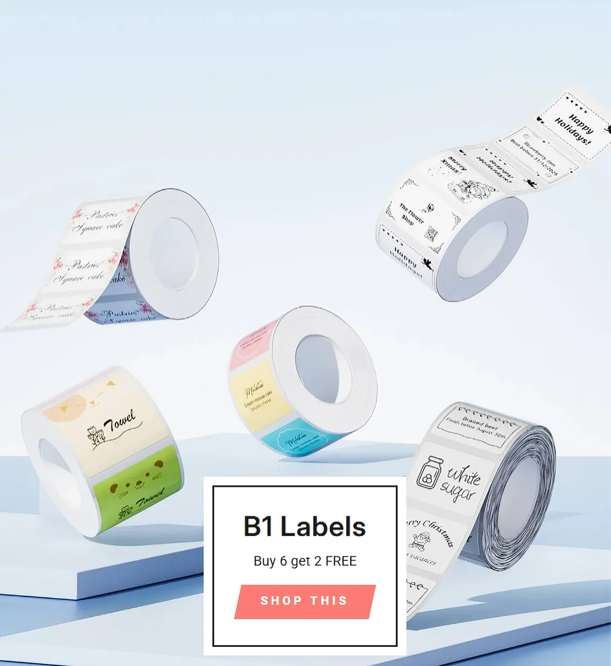 Labels for B21 Pro