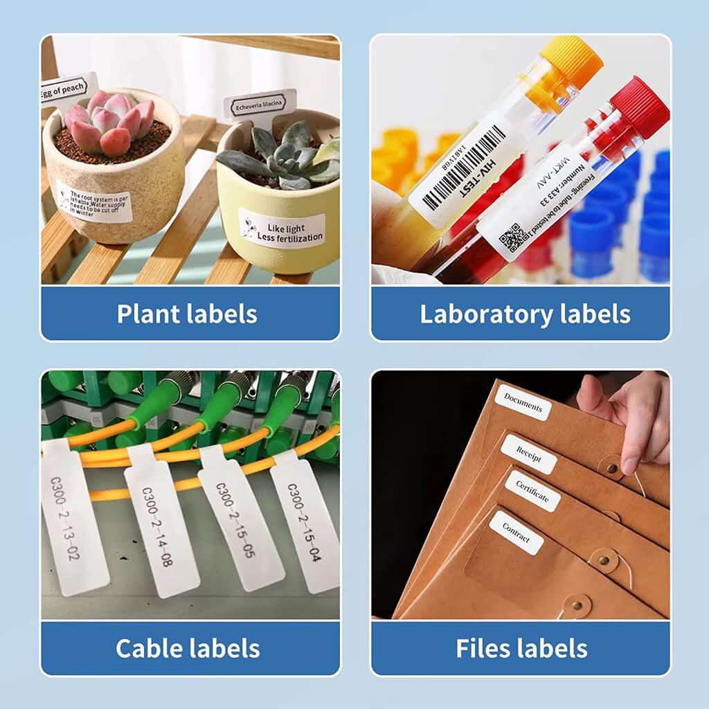 NIIMBOT N1 Colorful Label Stickers, Waterproof and High Temperature Resistance