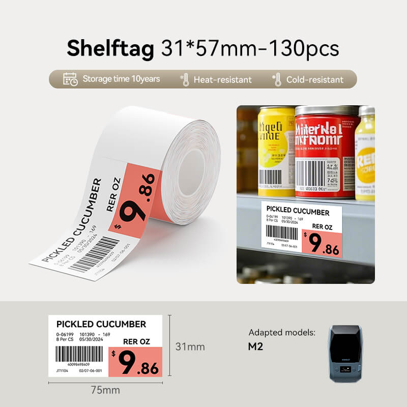 Thermal Transfer Label Printer Labels for M2, M3