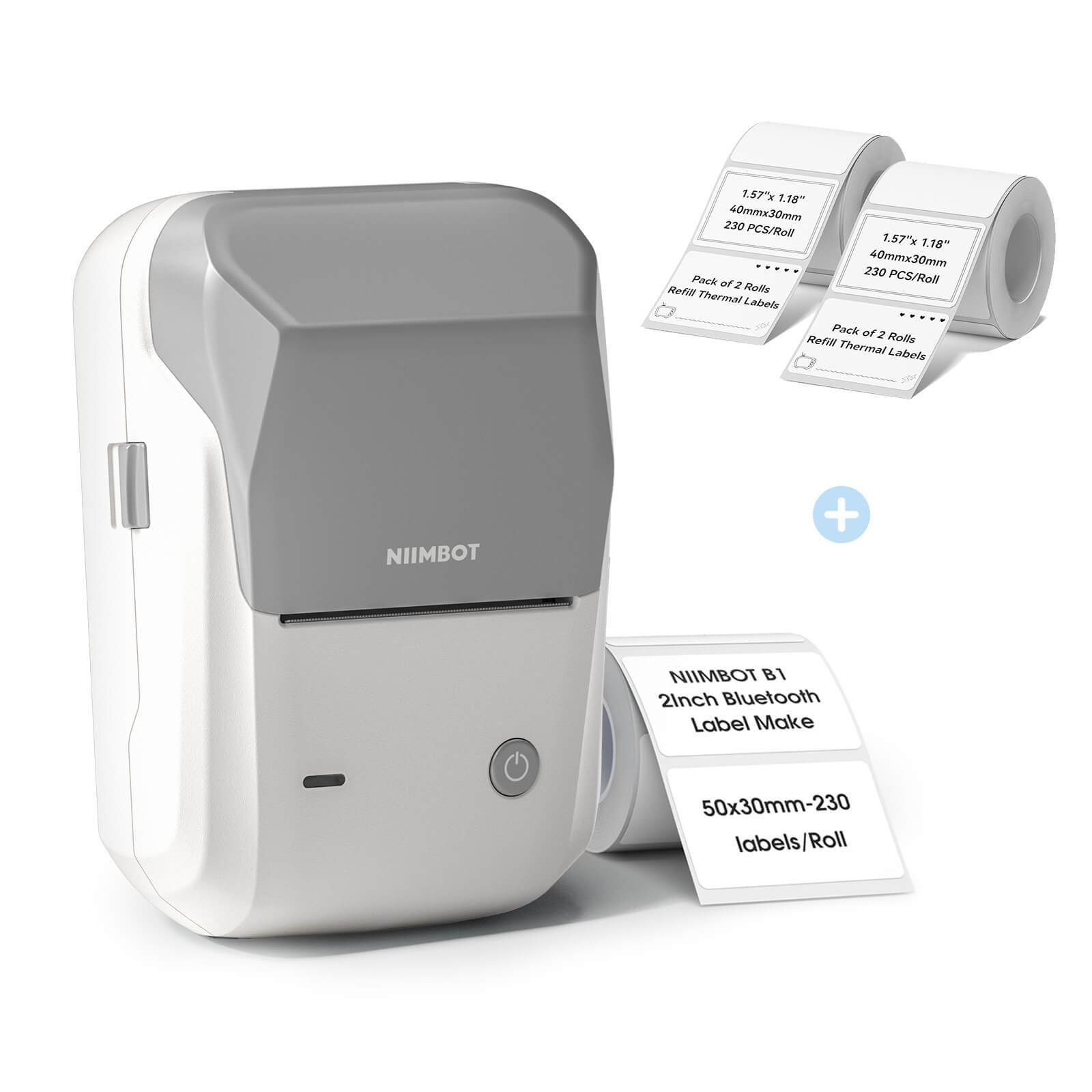 NIIMBOT B1 Inkless Thermal Label Printer, Create Professional Business Labels with Ease