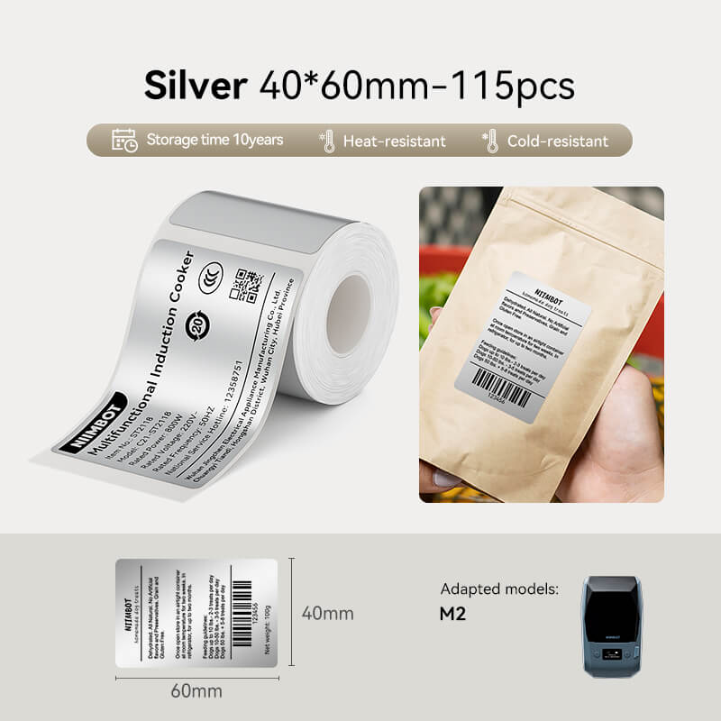 Thermal Transfer Label Printer Labels for M2, M3
