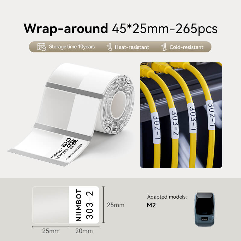 Thermal Transfer Label Printer Labels for M2, M3