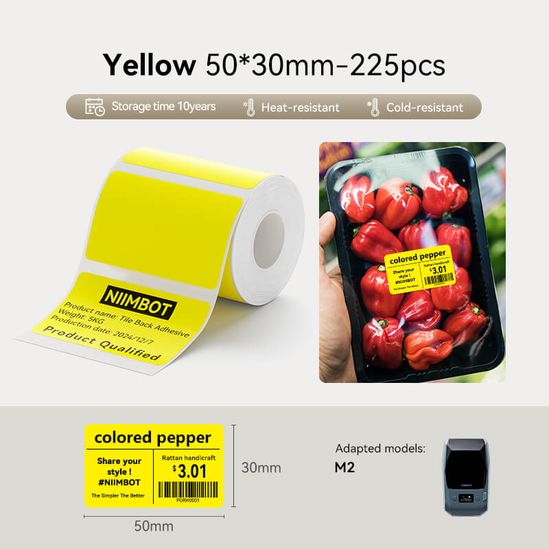 Thermal Transfer Label Printer Labels for M2, M3