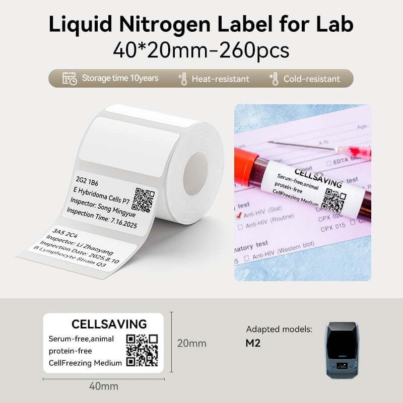 Thermal Transfer Label Printer Labels for M2, M3
