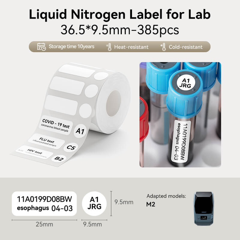 Thermal Transfer Label Printer Labels for M2, M3