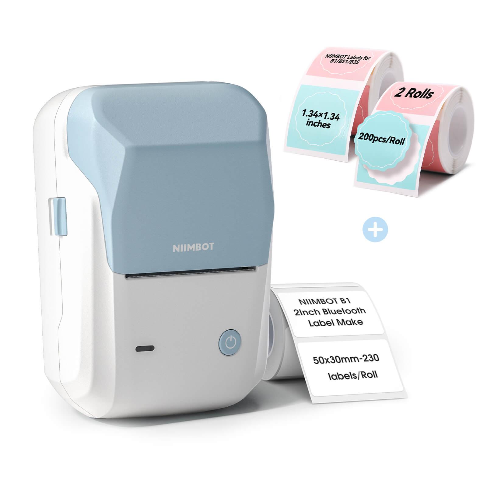 NIIMBOT B1 Inkless Thermal Label Printer, Create Professional Business Labels with Ease