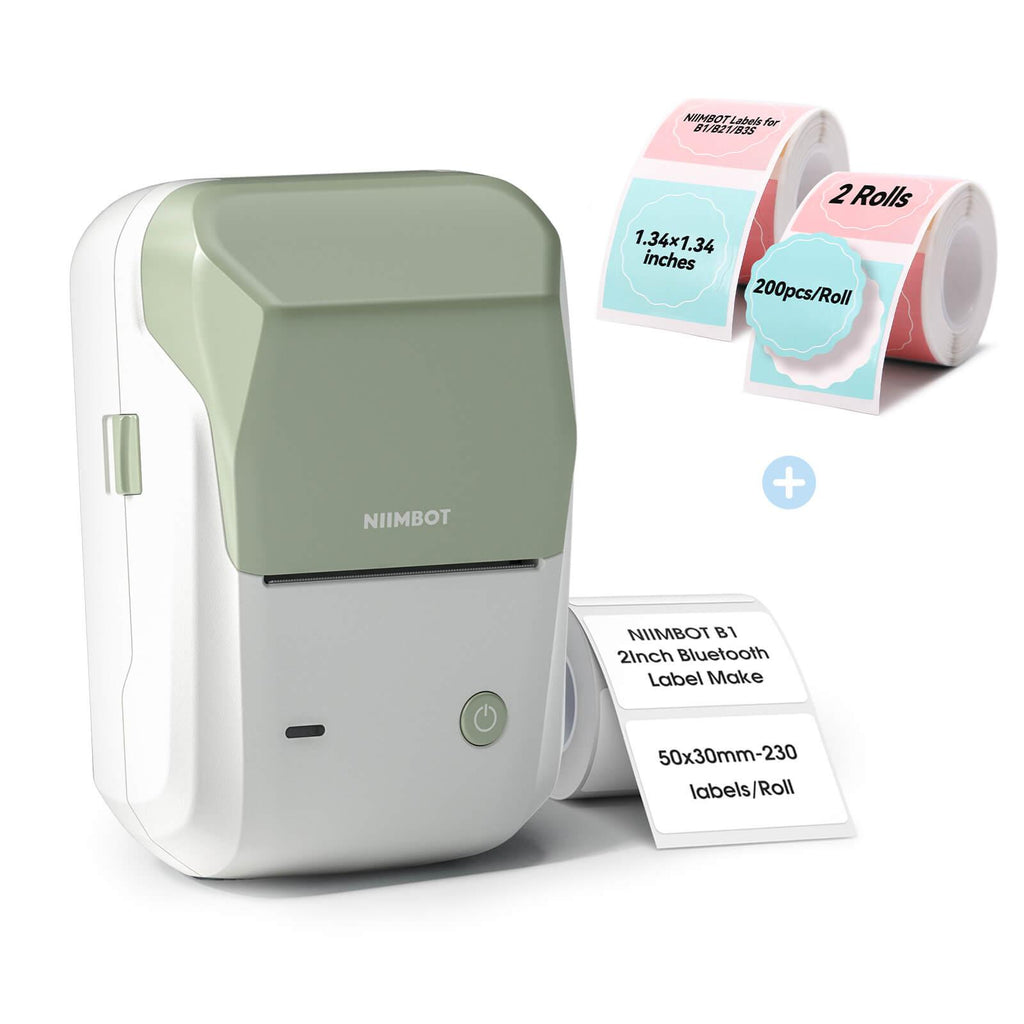 NIIMBOT B1 Inkless Thermal Label Printer, Create Professional Business Labels with Ease