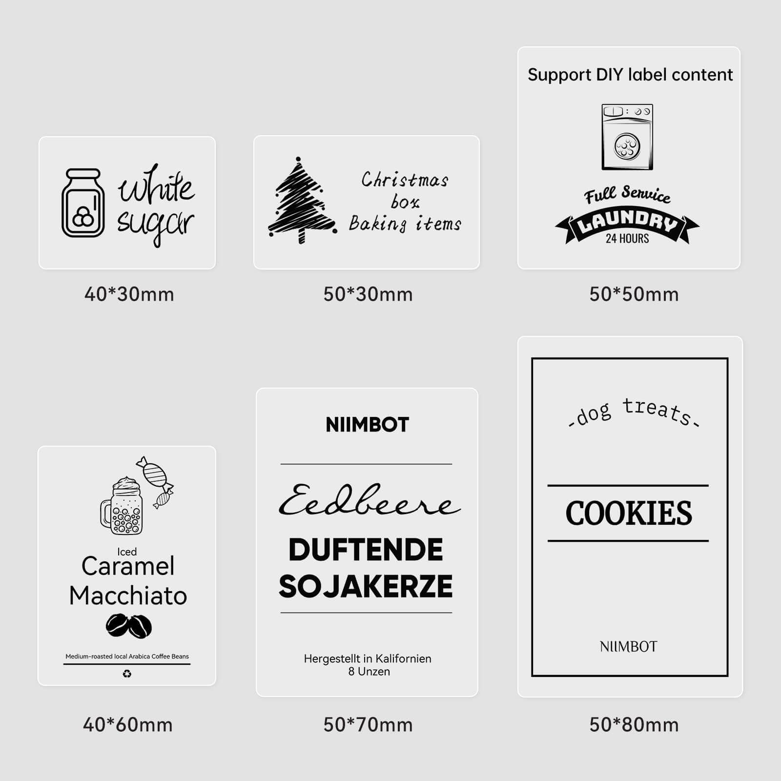 Clear Label Tape for B21, B1, B3S