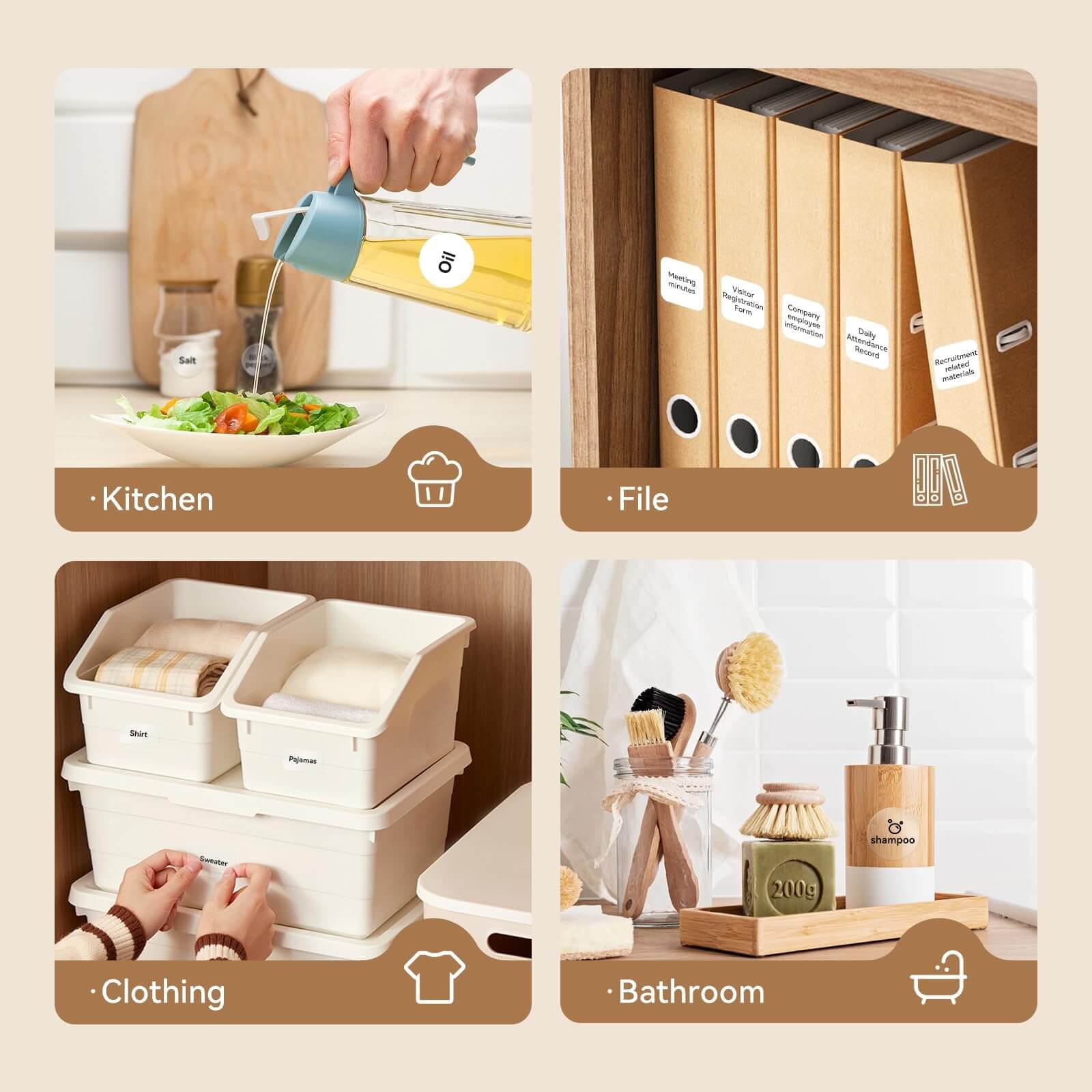 Clear Label Tape for B21, B1, B3S