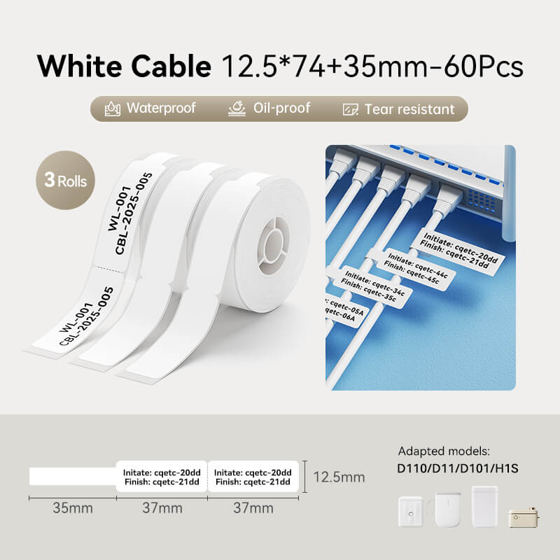 White Label for D11, D110, D101