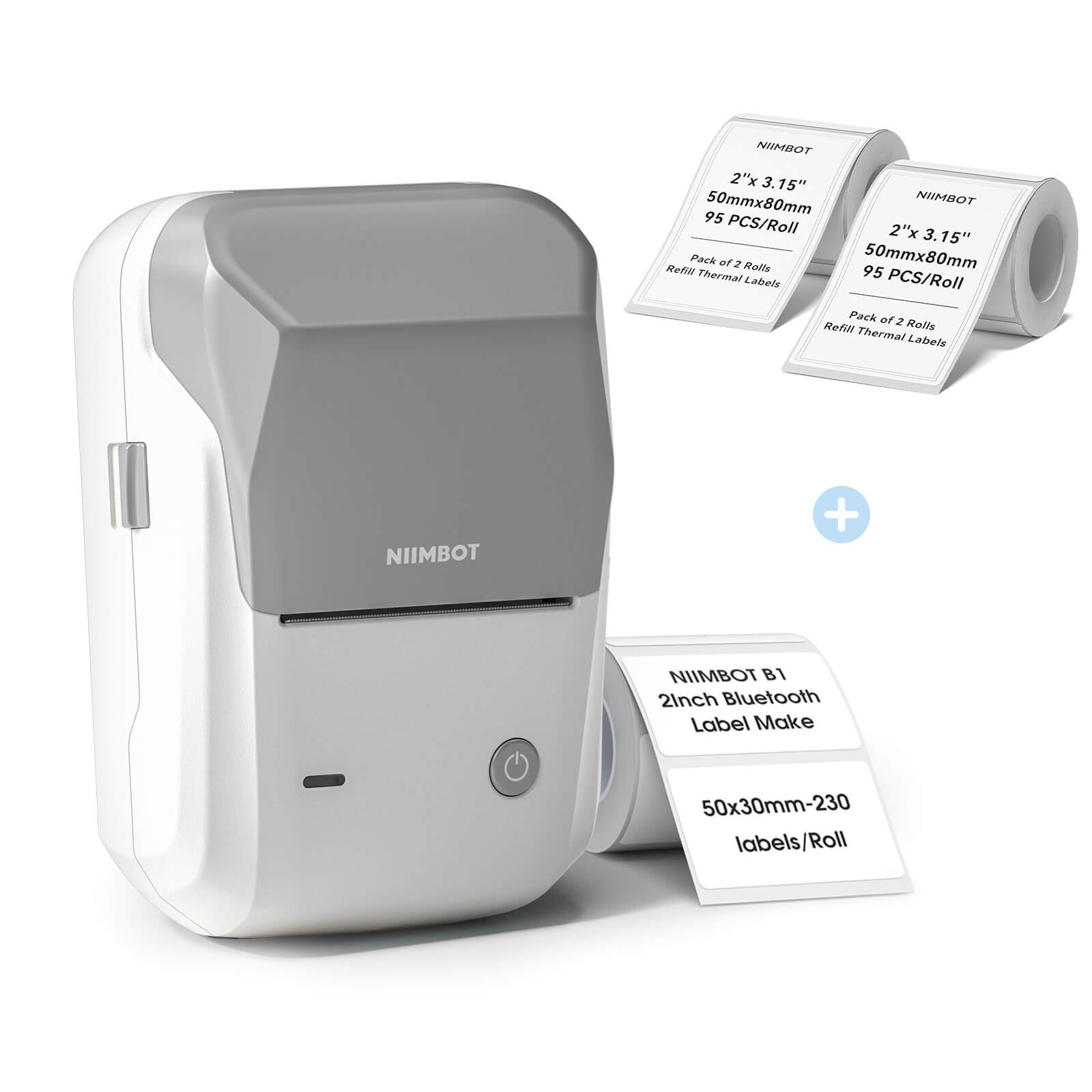 NIIMBOT B1 Inkless Thermal Label Printer, Create Professional Business Labels with Ease