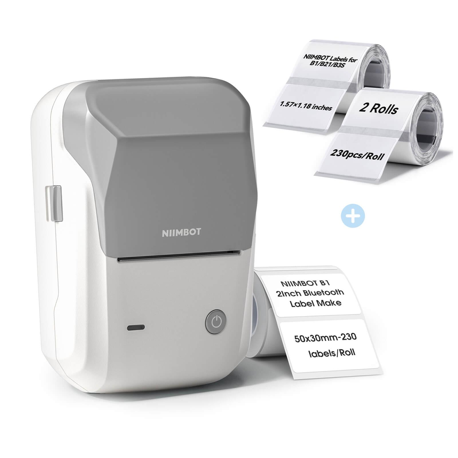 NIIMBOT B1 Inkless Thermal Label Printer, Create Professional Business Labels with Ease
