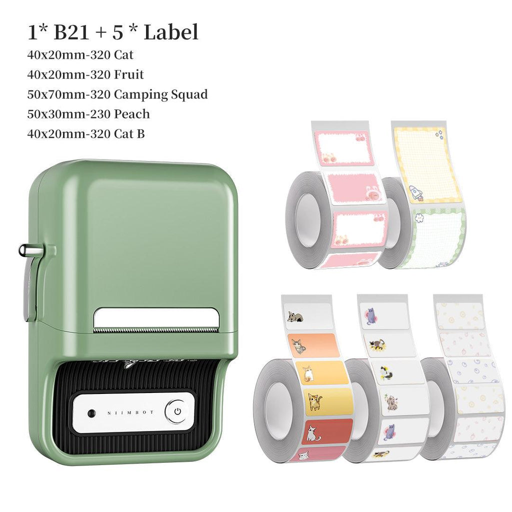 NIIMBOT B21 Bluetooth Thermal Label Printer, Efficient for Home, Office, Business