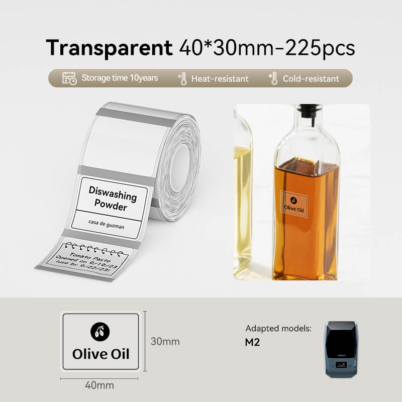 Thermal Transfer Label Printer Labels for M2, M3