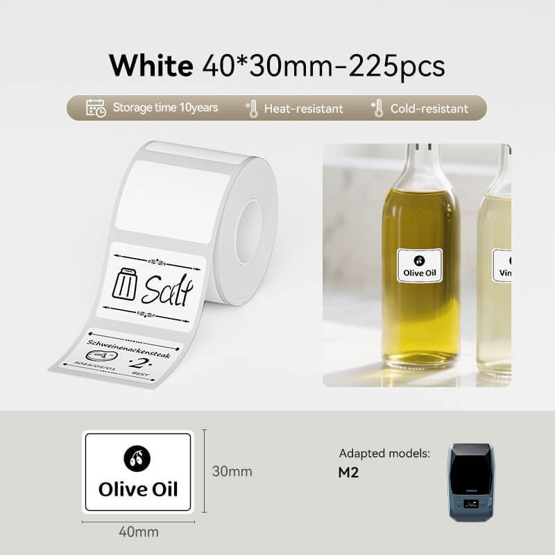 Thermal Transfer Label Printer Labels for M2, M3