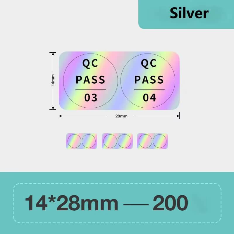 NIIMBOT N1 Pure Color Label Stickers, Durable PET Material, No Fading