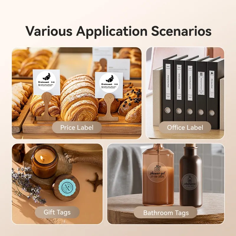 NIIMBOT B1 Thermal Food label printer for Home, Business Support Android, iPhone, Windows