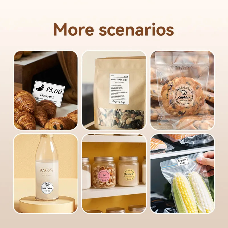 NIIMBOT B1 Thermal Food label printer for Home, Business Support Android, iPhone, Windows