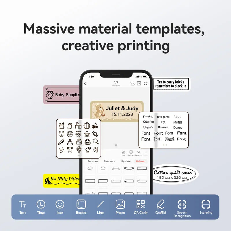 NIIMBOT B1 Thermal Logistics Label Printer, for Shipping Packages, Support Android, iPhone, Windows