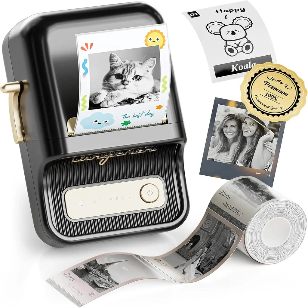 NIIMBOT B21 Pro 300dpi Label Printer, Photo Printing, Bluetooth Connection for Home, Business, Office