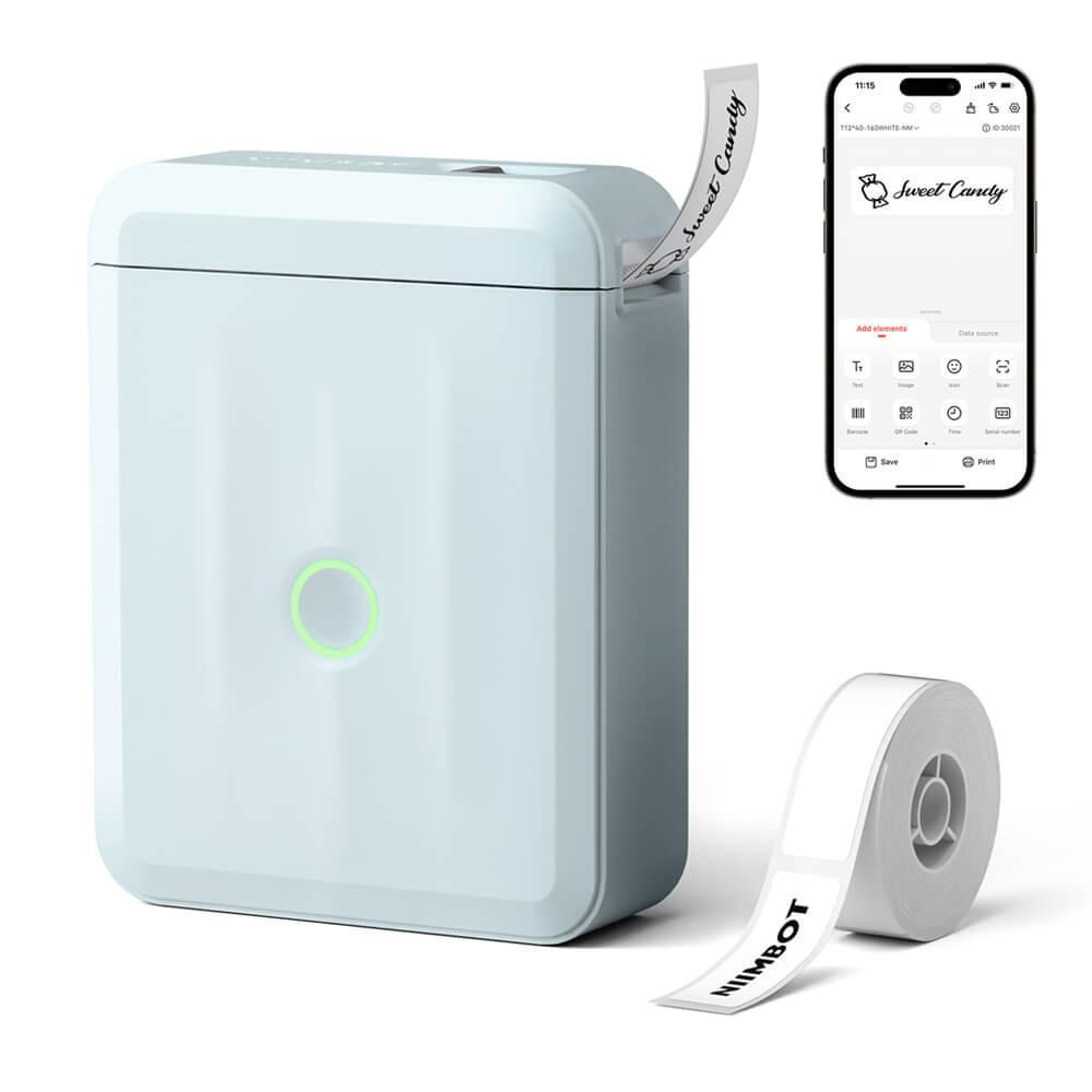 NIIMBOT D110 0.5 Inch Label Printer with Tape - Efficient Labeling On-the-Go
