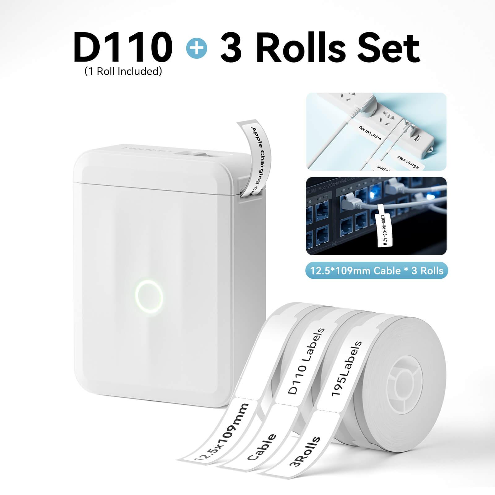 NIIMBOT D110 Upgraded Bluetooth Printer for Office, Home, Kitchen, School