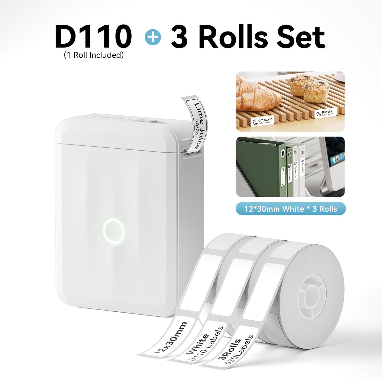 NIIMBOT D110 Upgraded Bluetooth Printer for Office, Home, Kitchen, School