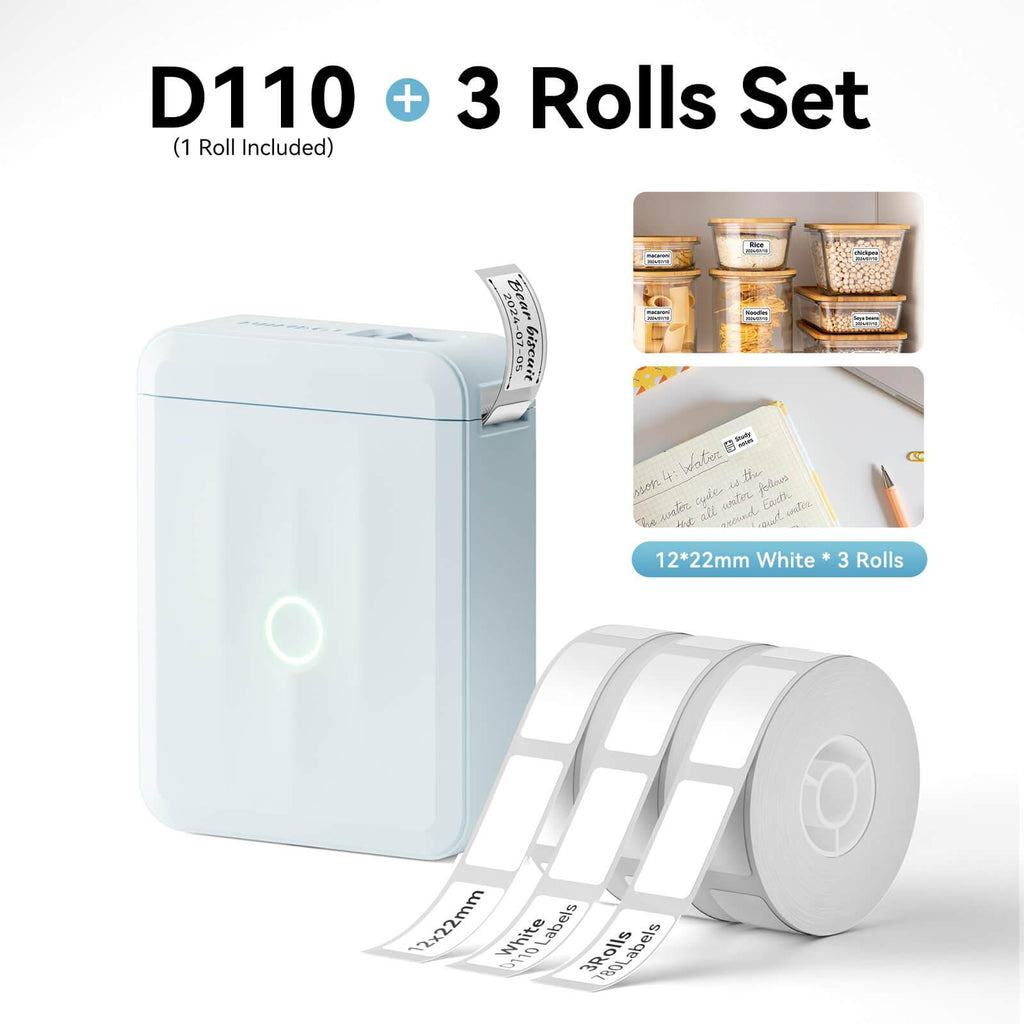 NIIMBOT D110 Upgraded Bluetooth Printer for Office, Home, Kitchen, School