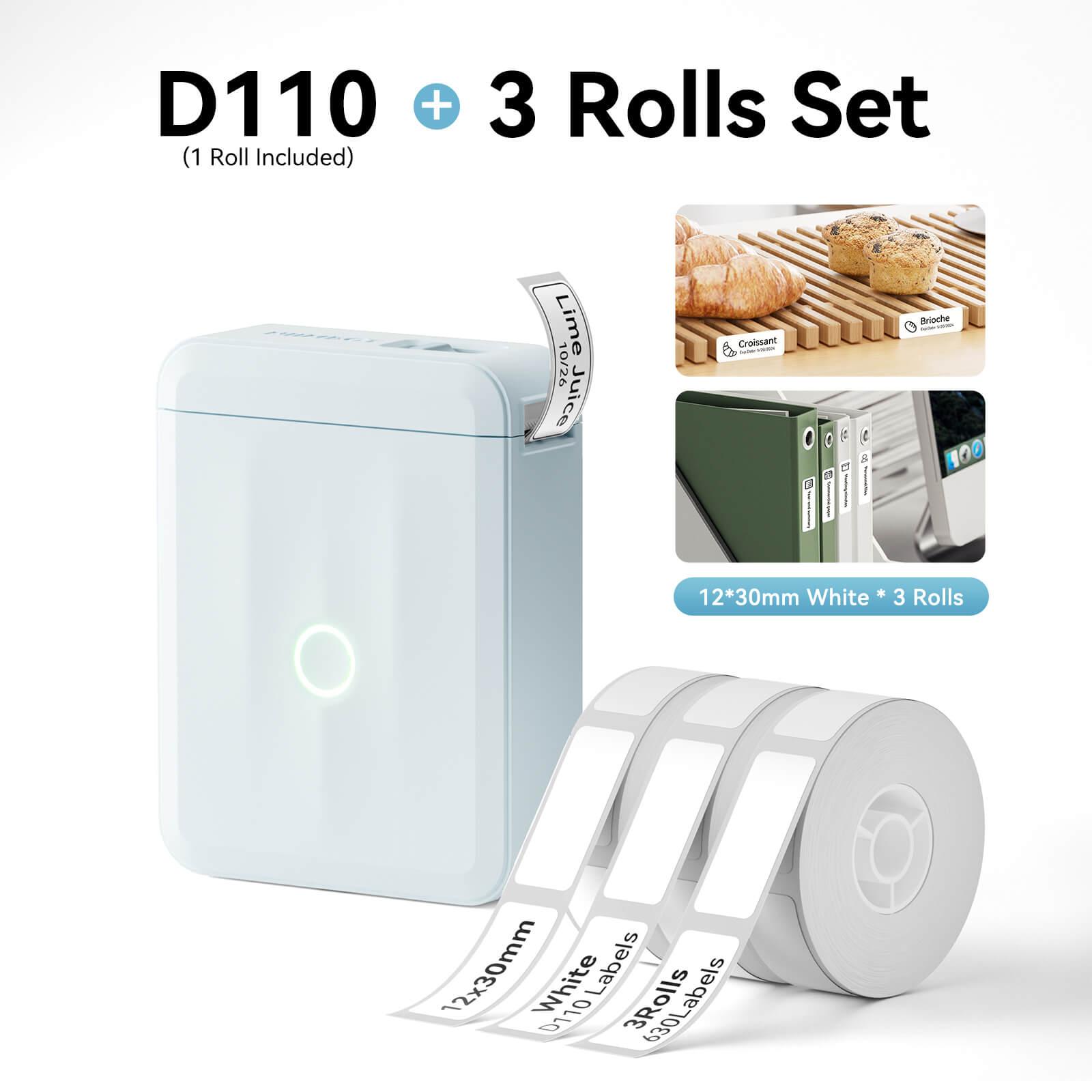 NIIMBOT D110 Upgraded Bluetooth Printer for Office, Home, Kitchen, School