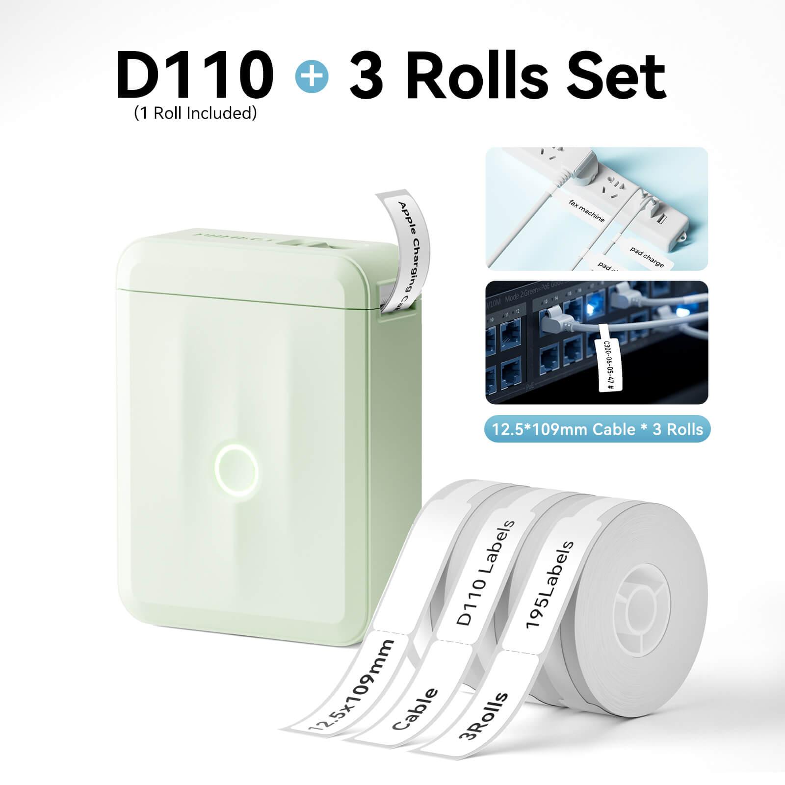 NIIMBOT D110 Upgraded Bluetooth Printer for Office, Home, Kitchen, School