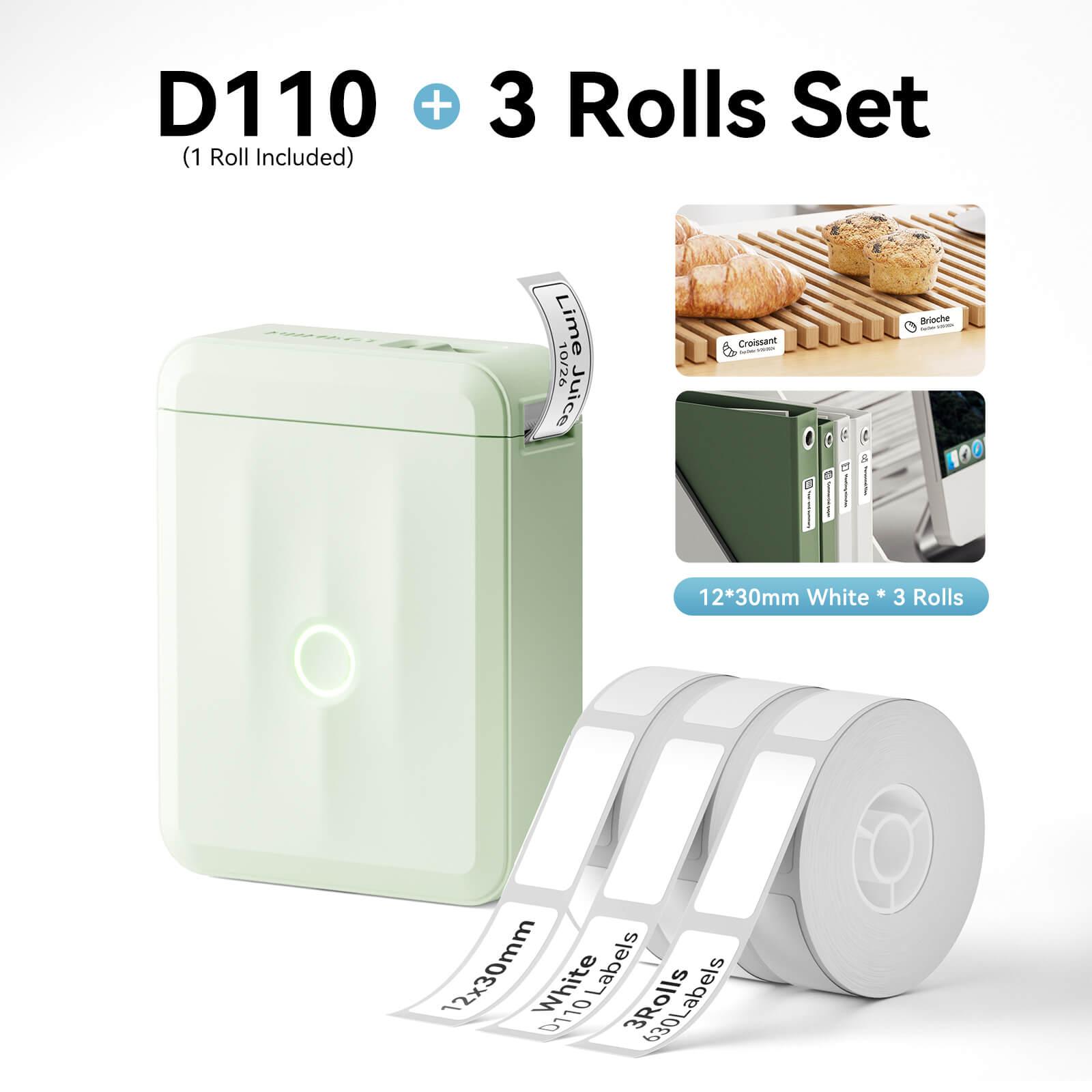 NIIMBOT D110 Upgraded Bluetooth Printer for Office, Home, Kitchen, School