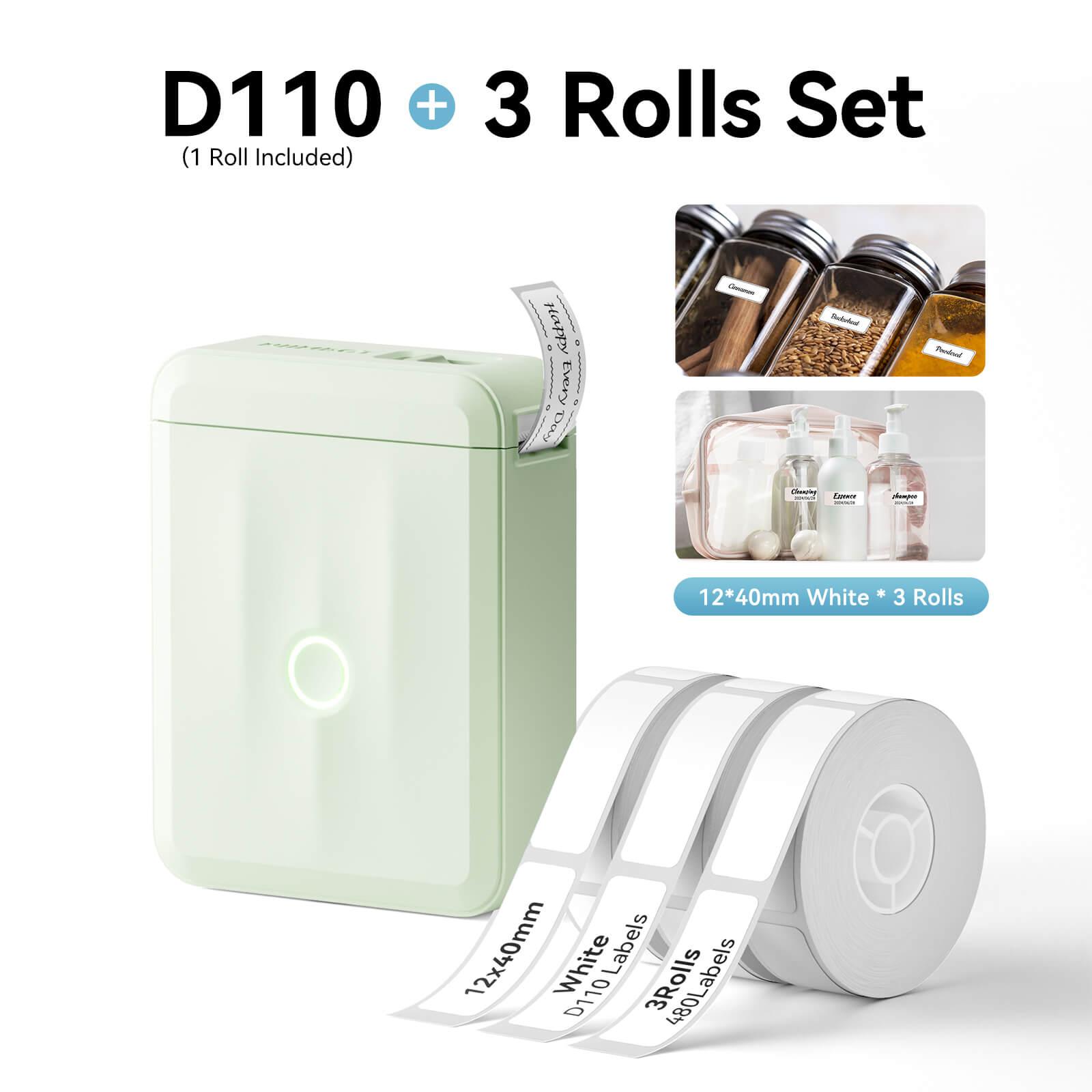 NIIMBOT D110 Upgraded Bluetooth Printer for Office, Home, Kitchen, School