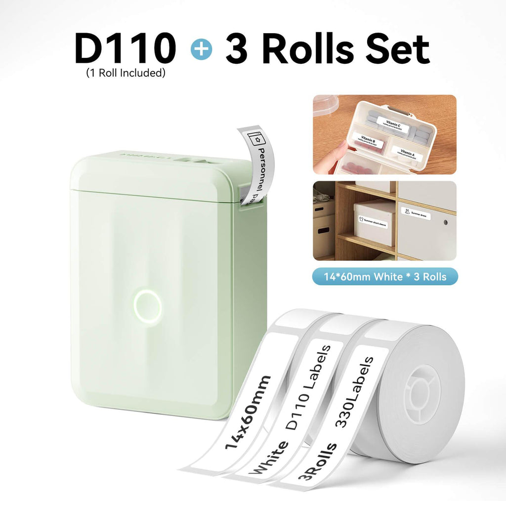 NIIMBOT D110 Upgraded Bluetooth Printer for Office, Home, Kitchen, School