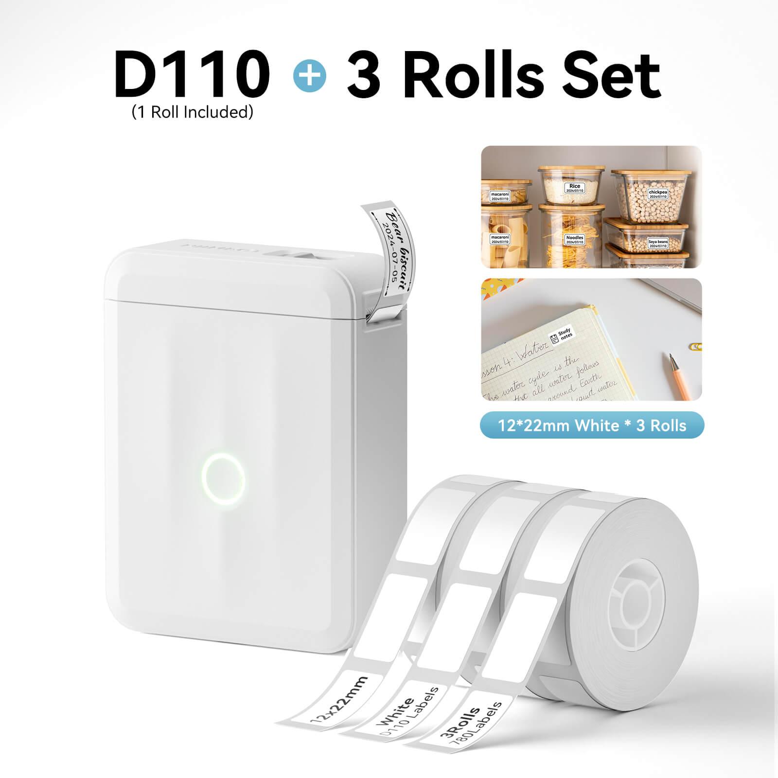 NIIMBOT D110 Upgraded Bluetooth Printer for Office, Home, Kitchen, School