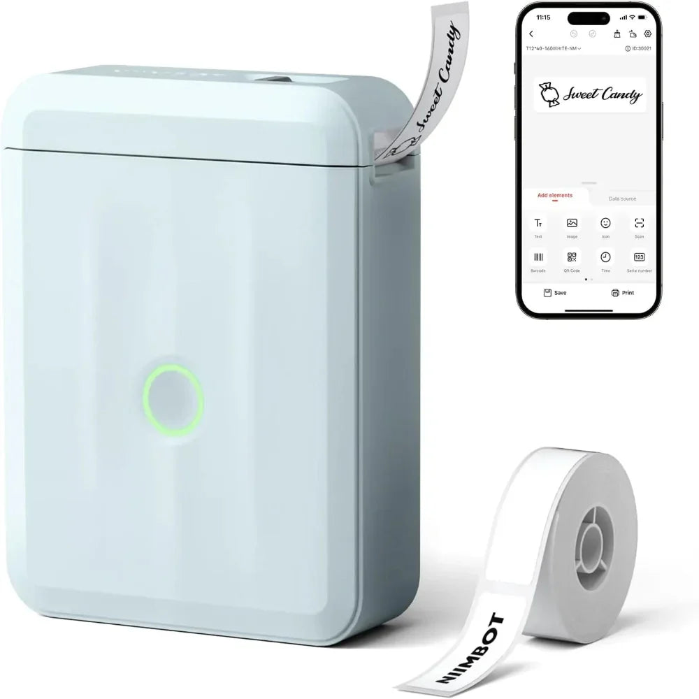 NIIMBOT D110 Upgraded Bluetooth Printer for Office, Home, Kitchen, School
