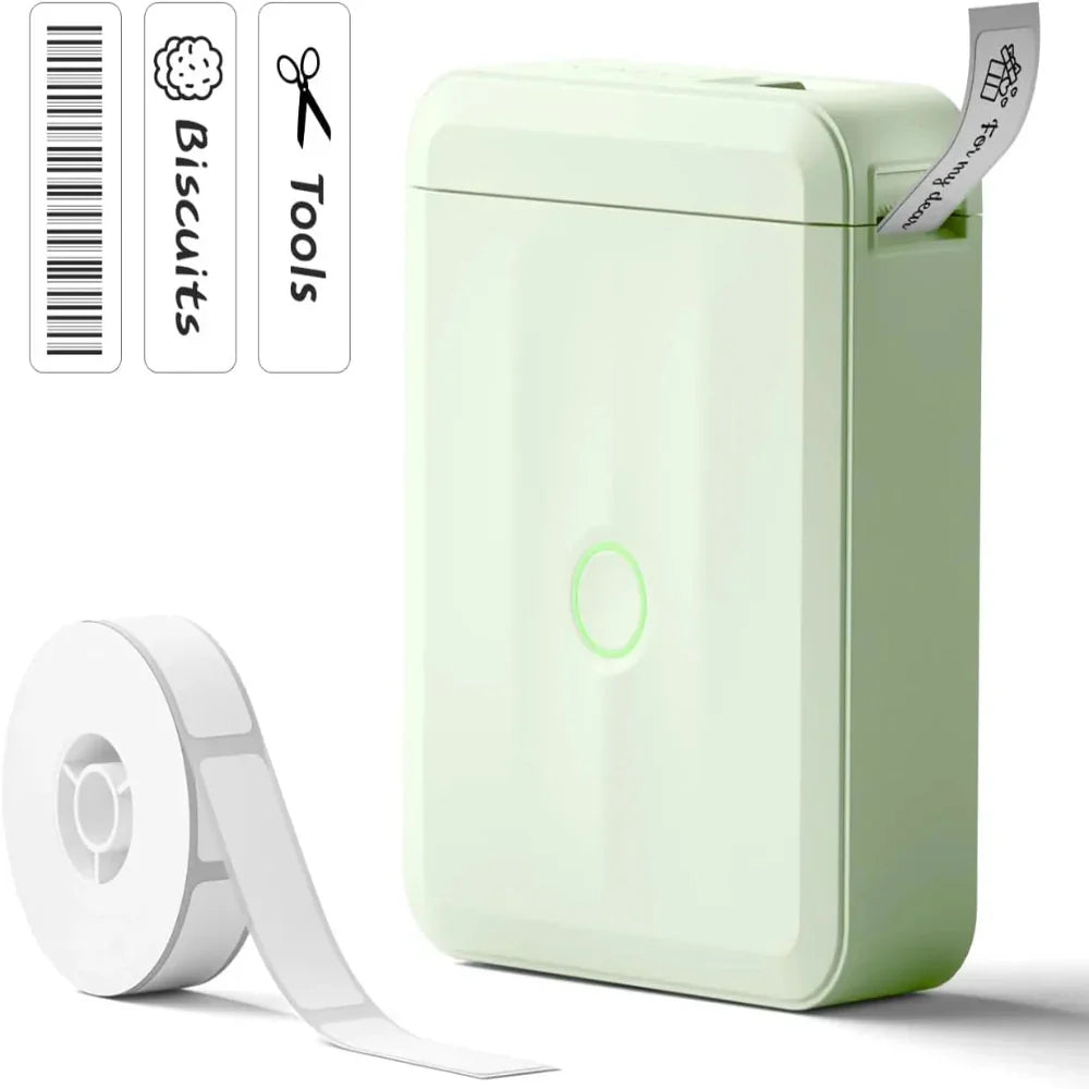 NIIMBOT D110 Upgraded Thermal Switch Mini Label Maker Bluetooth for Office Home School