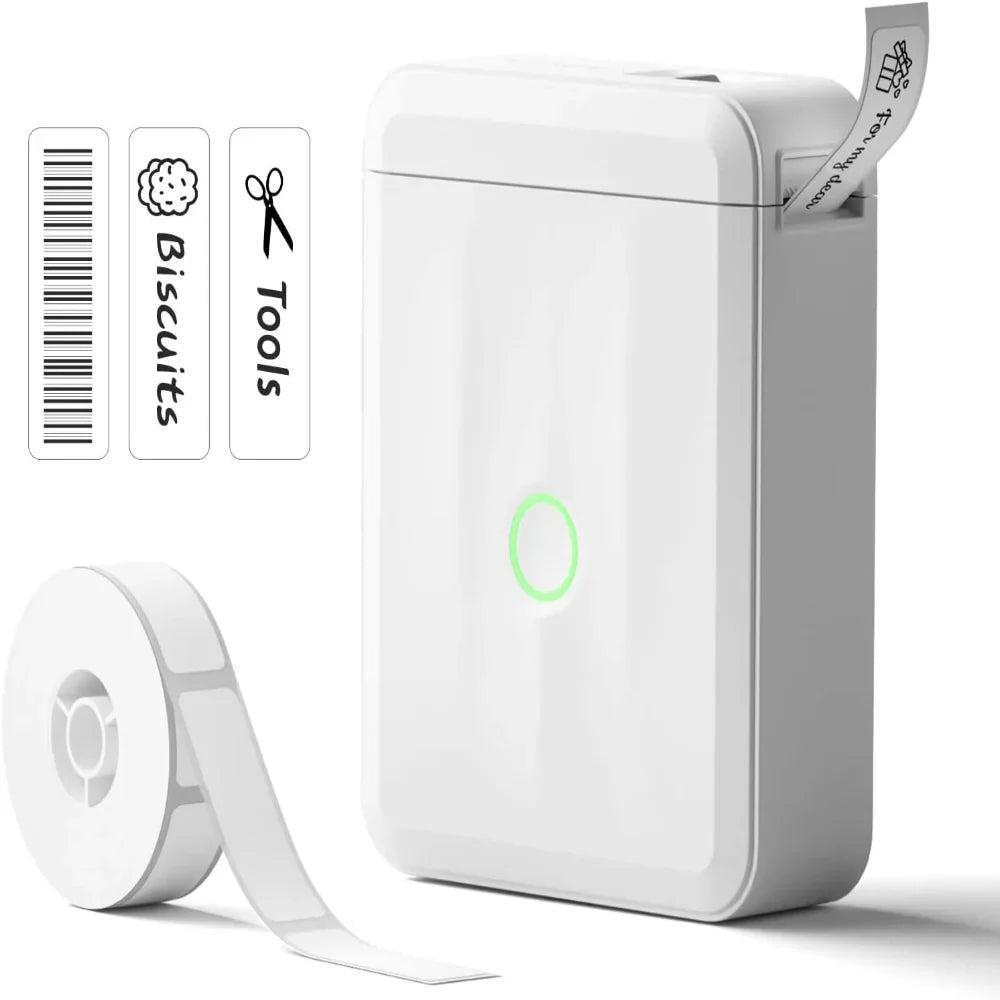 NIIMBOT D110 Upgraded Thermal Switch Mini Label Maker Bluetooth for Office Home School