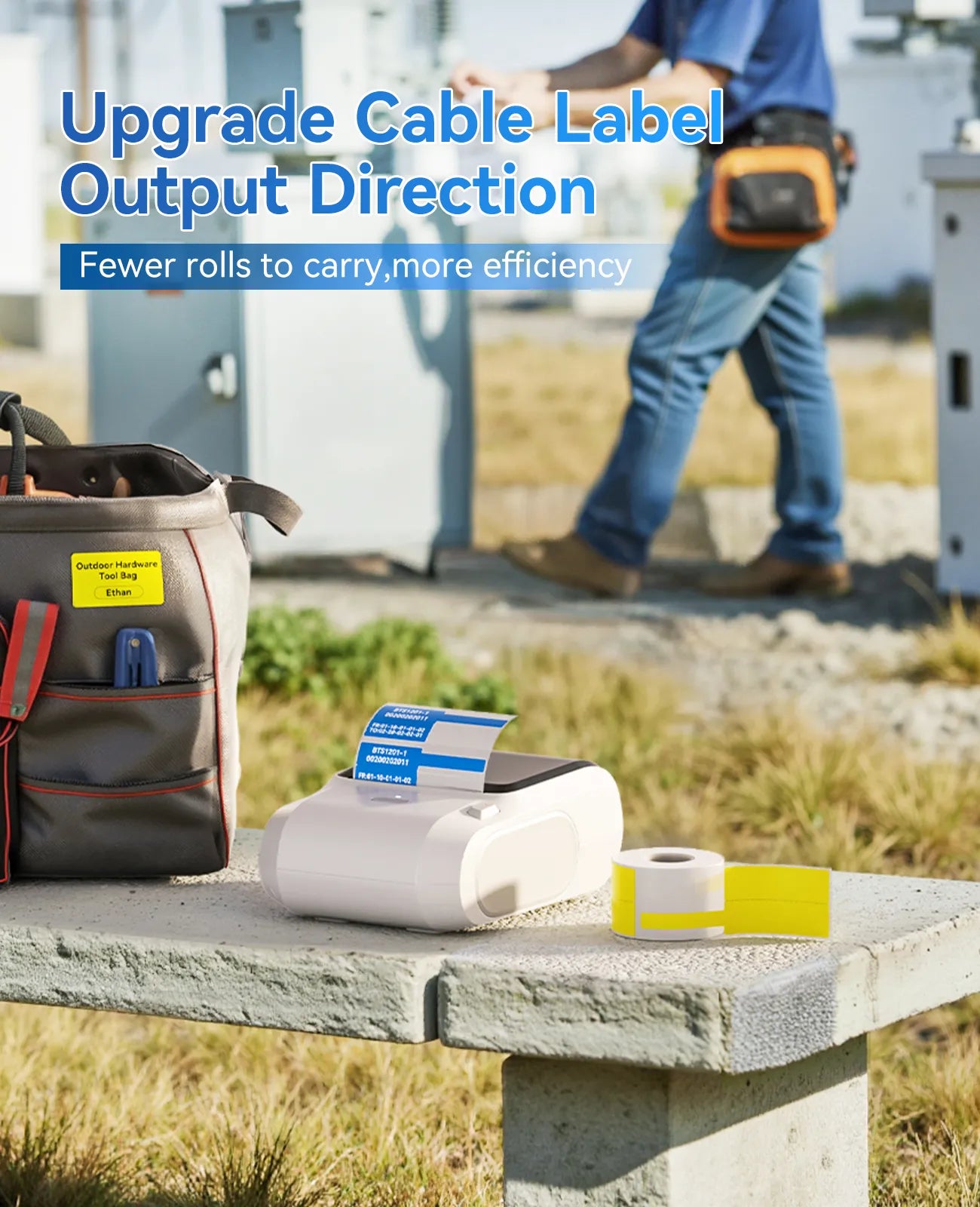 NIIMBOT M3 Inkless Label Maker, Bluetooth Color Thermal Transfer Printer for Shipping