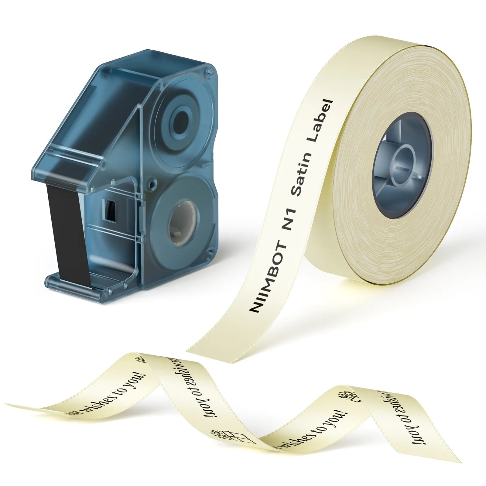 NIIMBOT N1 Satin Ribbon, Only for N1 Label Maker, for Gift, Wedding, Party, Craft Wrapping, DIY (14mm x 5.1m)