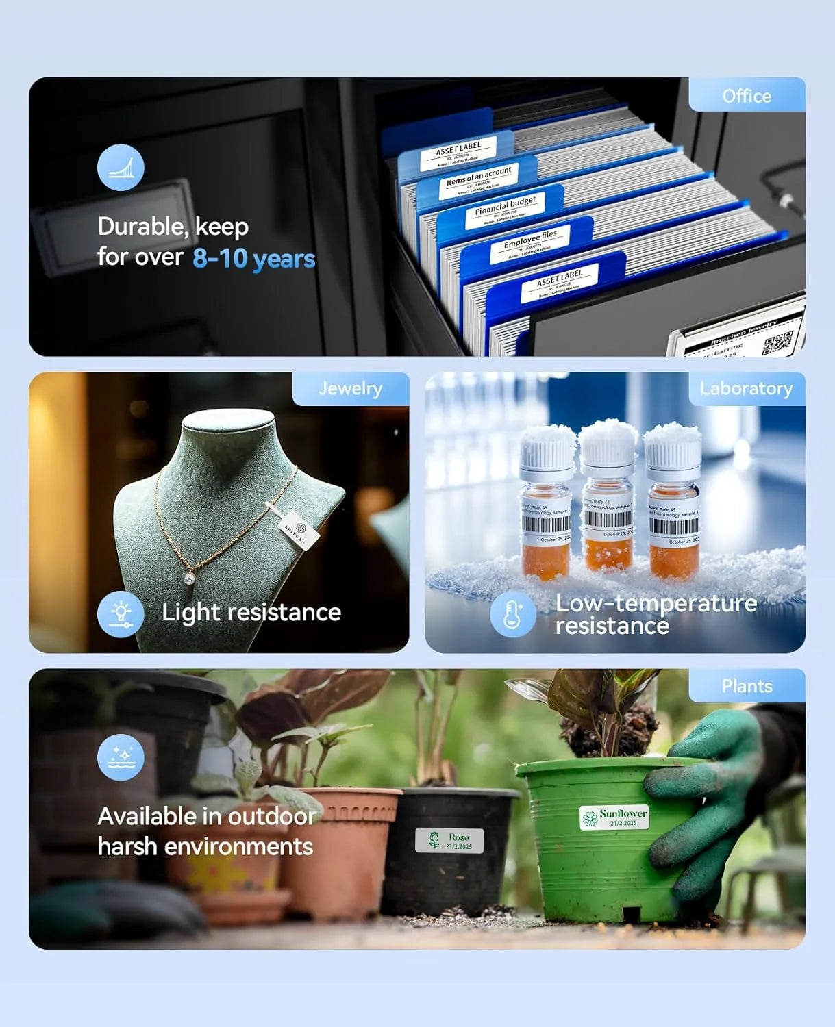 NIIMBOT N1 0.5 Inch Thermal Transfer Portable Bluetooth Label Maker