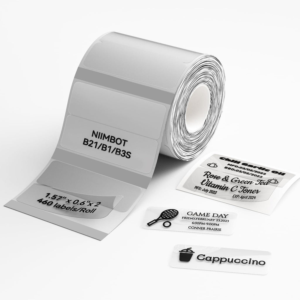 Clear Label Tape for B21, B1, B3S