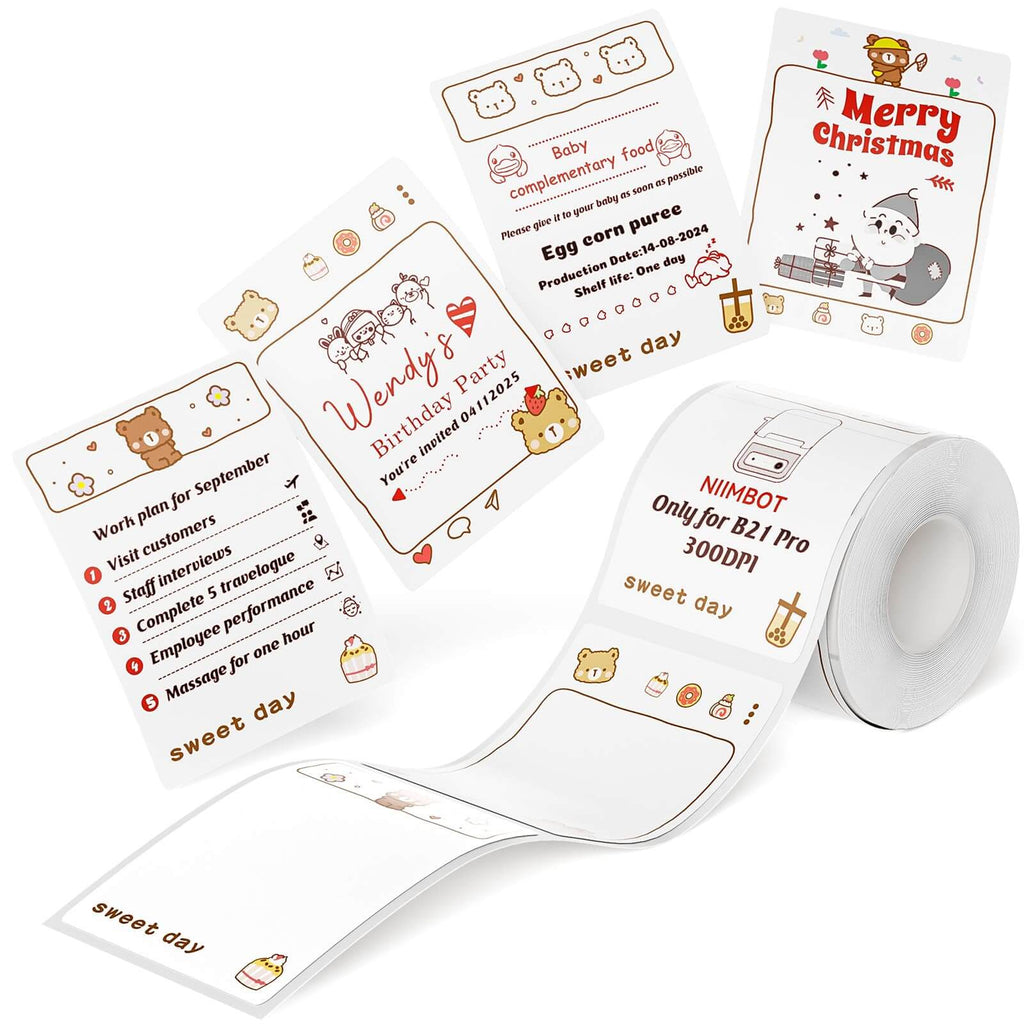 Photo Papers, Red&Black Labels for B21 Pro