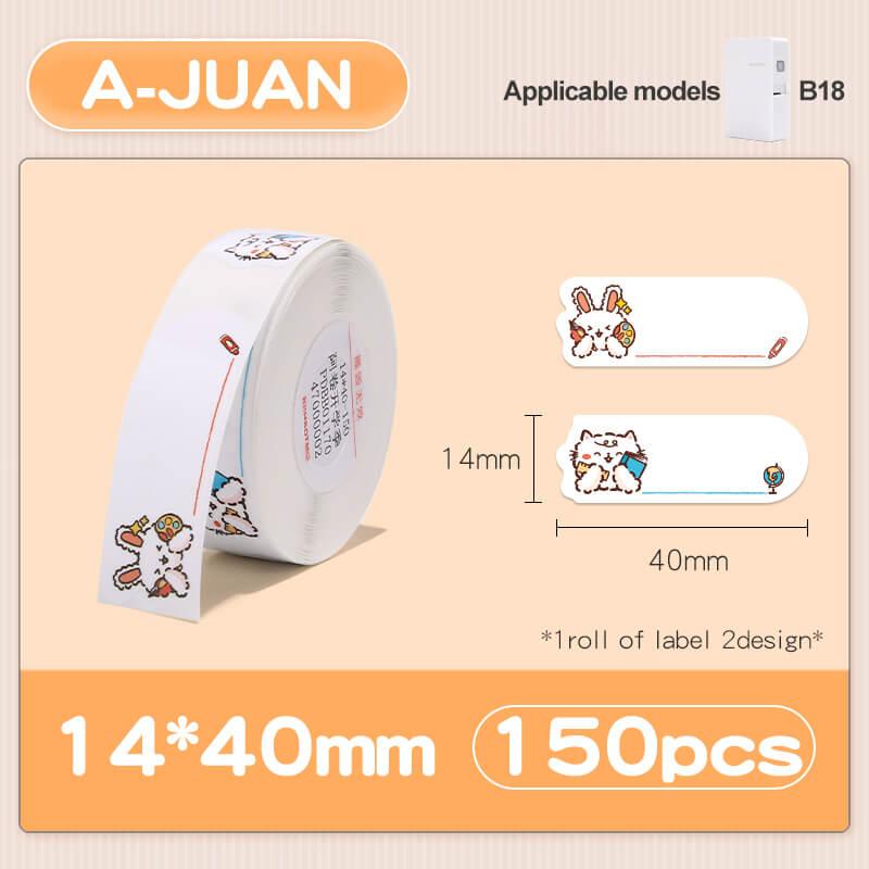 NIIMBOT N1 Colorful Label Stickers, Waterproof and High Temperature Resistance