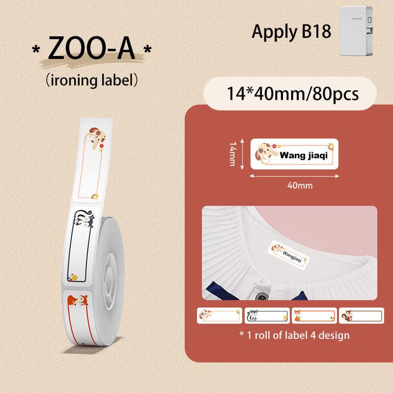 NIIMBOT N1 Colorful Label Stickers, Waterproof and High Temperature Resistance