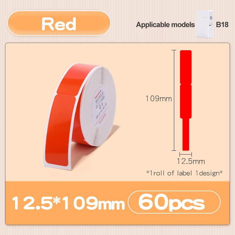 NIIMBOT N1 Colorful Label Stickers, Waterproof and High Temperature Resistance