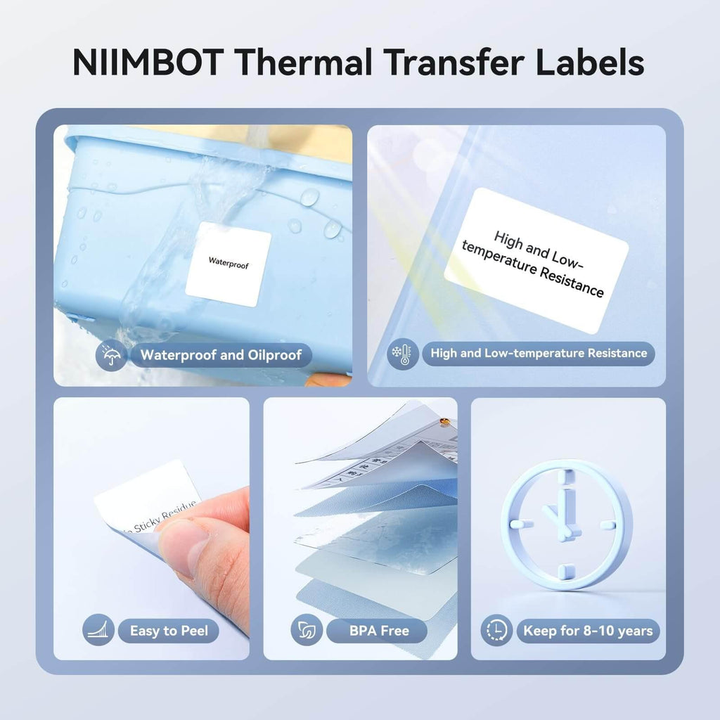Thermal Transfer Label Printer Labels for M2, M3