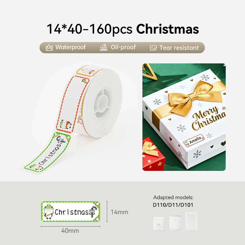 Seasonal Label for D11, D110, D101