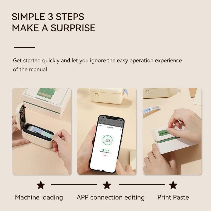 NIIMBOT H1S Bluetooth Thermal Handheld Label Maker for Gift Party & Home