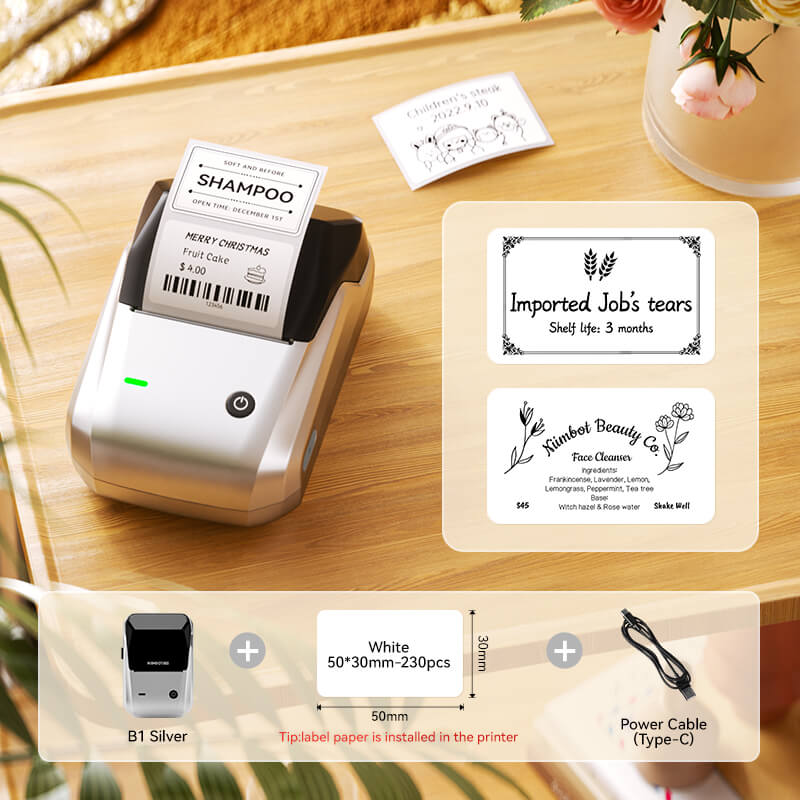 NIIMBOT B1 Thermal Logistics Label Printer, for Shipping Packages, Support Android, iPhone, Windows
