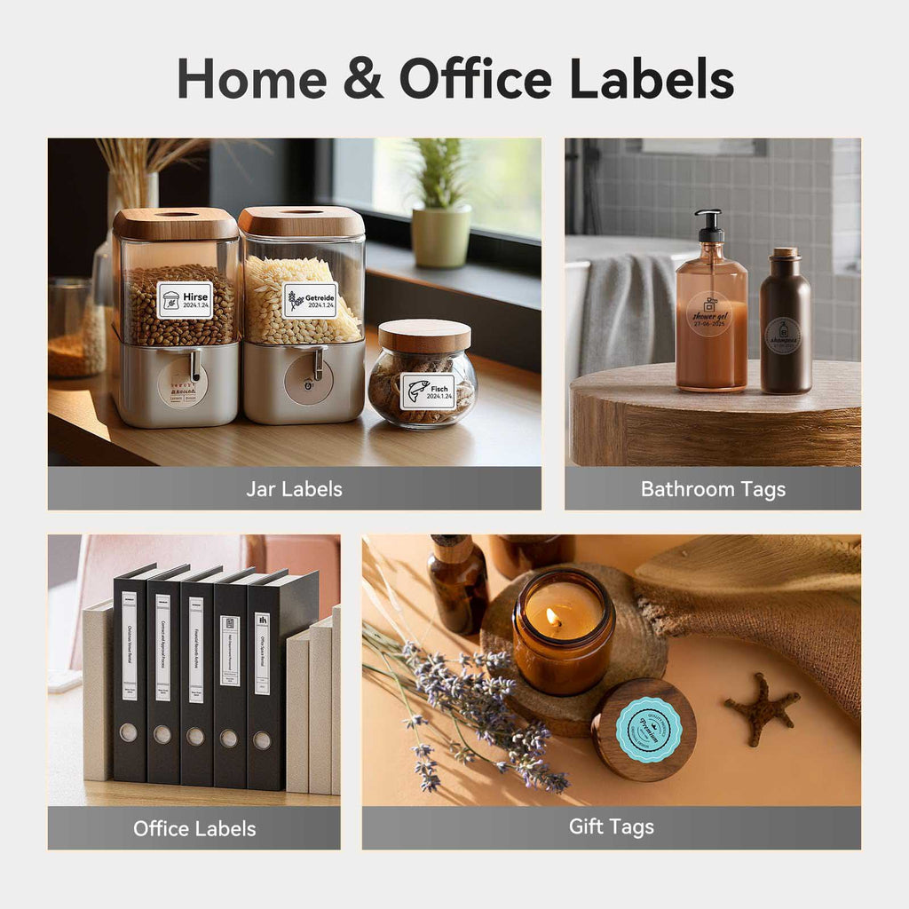 NIIMBOT B21 Bluetooth Thermal Label Printer, Efficient for Home, Office, Business